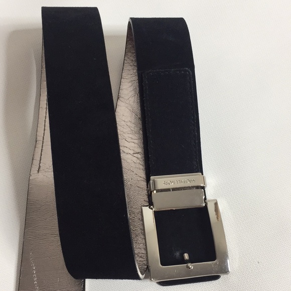 Micheal Kors silver tone suede belt medium main image 5
